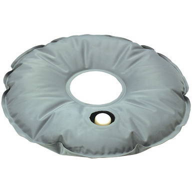 Flag Water Weight Bag, circular water-filled weight measure with a central hole for exercise or training use.