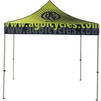 Celina Tent Fast Shade Package 10-3, lime green and black portable canopy tent with logo and website, sturdy metal frame for outdoor use.