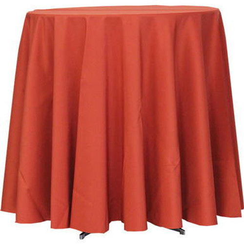 108'' Round Black Polyester