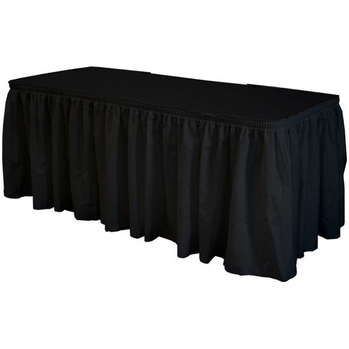 13' Black Polyester Skirting 13' Black Polyester Skirting