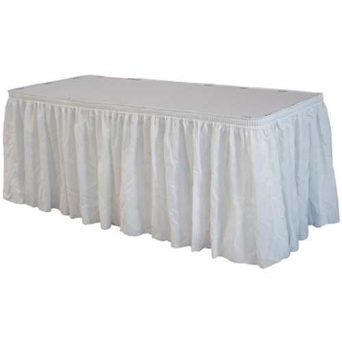 17' White Polyester Skirting-product-main_image -product-main_image