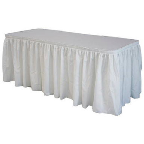 13' White Polyester Skirting 13' White Polyester Skirting