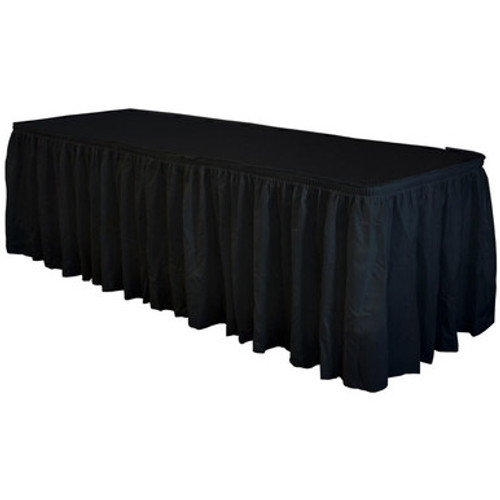 21' Black Polyester Skirting-product-main_image -product-main_image