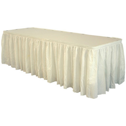 21' Ivory Polyester Skirting-product-main_image -product-main_image