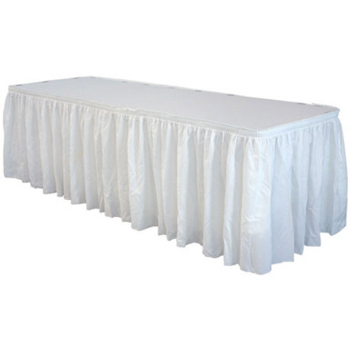 21' White Polyester Skirting-product-main_image -product-main_image