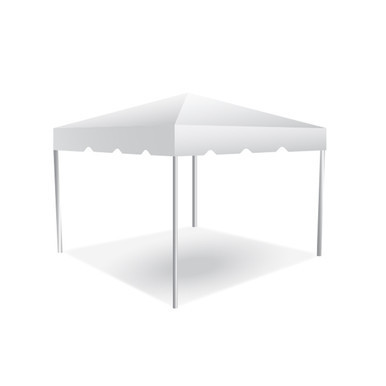 Celina Tent 10 x 10 Classic Series Frame Tent, 1 Piece Tent Top, Complete, white outdoor event tent with sturdy frame and canopy