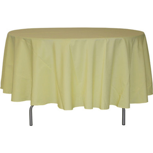 90'' Round Maize Polyester-product-main_image -product-main_image
