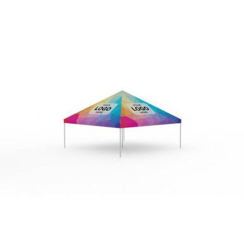 15' x 15' Classic Series Pole Tent Full Digital Print, Complete 15' x 15' Classic Series Pole Tent Full Digital Print, Complete