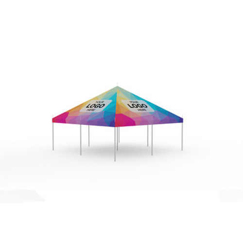 20' x 20' Classic Series Pole Tent Full Digital Print, Complete 20' x 20' Classic Series Pole Tent Full Digital Print, Complete