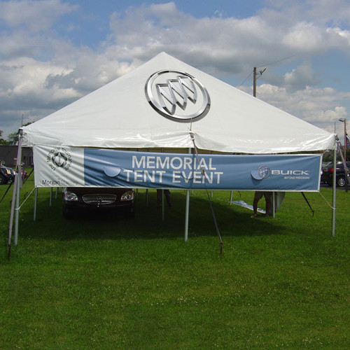 20' x 40' Classic Series Pole Tent Logo Print, Complete