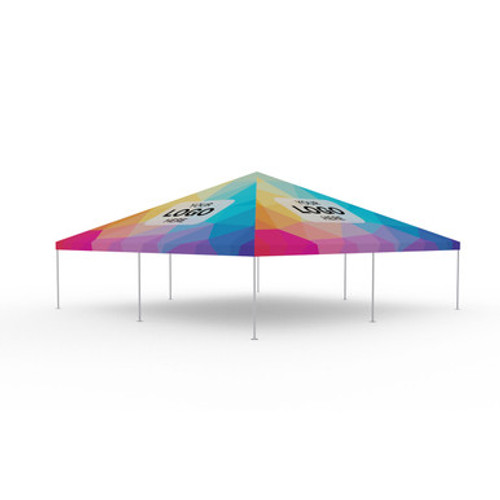 30' x 30' Classic Series Frame Tent Full Digital Print, Complete-product-main_image -product-main_image