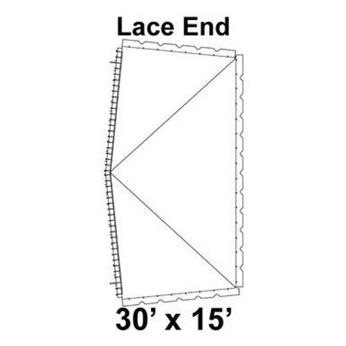 30' x 15' Classic Frame Tent Top, Lace End 30' x 15' Classic Frame Tent Top, Lace End
