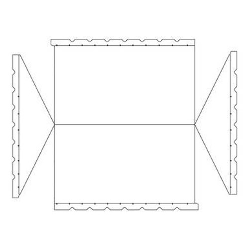 20' x 20' Classic Gable Frame Tent, 1 Piece, 16 oz. Ratchet Top 20' x 20' Classic Gable Frame Tent, 1 Piece, 16 oz. Ratchet Top