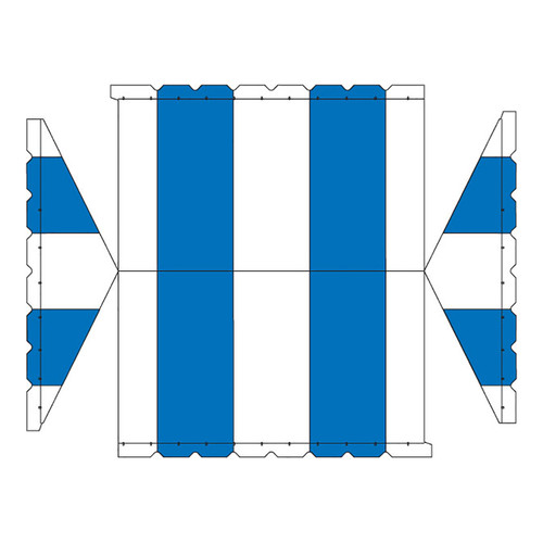 20' x 20' Classic Gable Frame Tent, 1 Piece, 16 oz. Ratchet Top