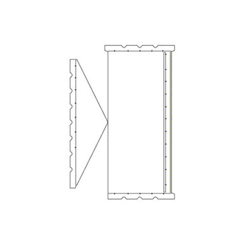20' x 10' Classic Gable Frame Tent Top, Grommet End-product-main_image -product-main_image