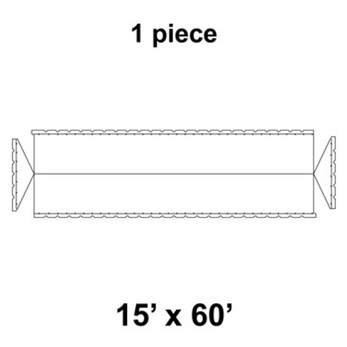 15' x 60' Classic Gable Frame Tent, 1 Piece, 16 oz. Ratchet Top-product-main_image -product-main_image
