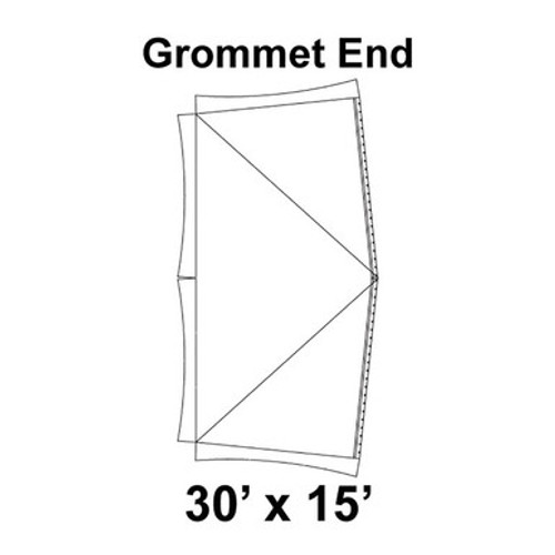 30' x 15' Master Frame Tent Top, Grommet End-product-main_image -product-main_image
