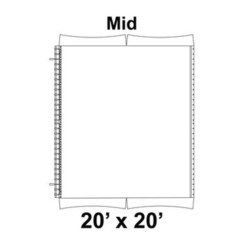 20' x 20' Master Frame Tent Top, Mid Section-product-main_image -product-main_image