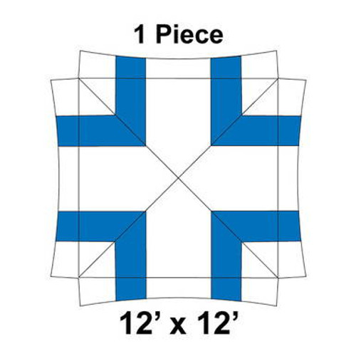 12' x 12' Master Frame Tent, 1 Piece, 16 oz. Ratchet Top Replacement 12' x 12' Master Frame Tent, 1 Piece, 16 oz. Ratchet Top Replacement