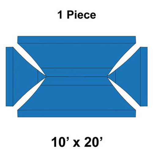 10' x 20' Fast Shade Top, Blue 10' x 20' Fast Shade Top, Blue