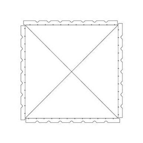 20' x 20' Classic Pole Tent, 1 Piece, 16 oz. Ratchet Top 20' x 20' Classic Pole Tent, 1 Piece, 16 oz. Ratchet Top