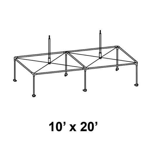 10' X 20' Pinnacle High Peak Pole and Fitting Kit 10' X 20' Pinnacle High Peak Pole and Fitting Kit