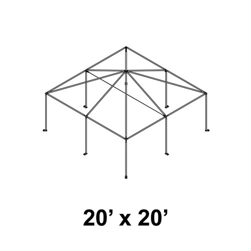 20' x 20' Master Series High Peak Frame 20' x 20' Master Series High Peak Frame