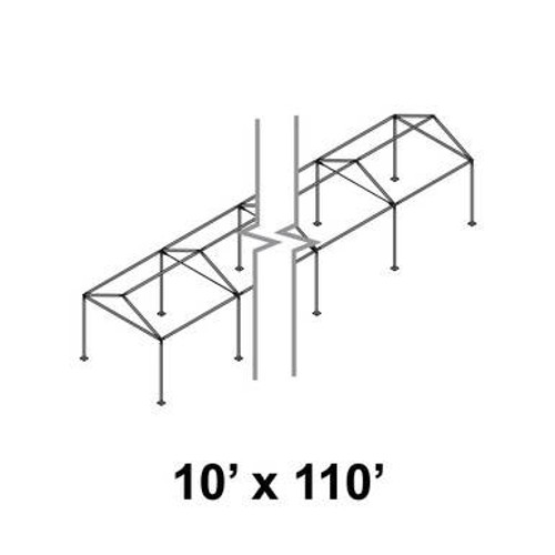10' x 110' Gable Series Frame 10' x 110' Gable Series Frame