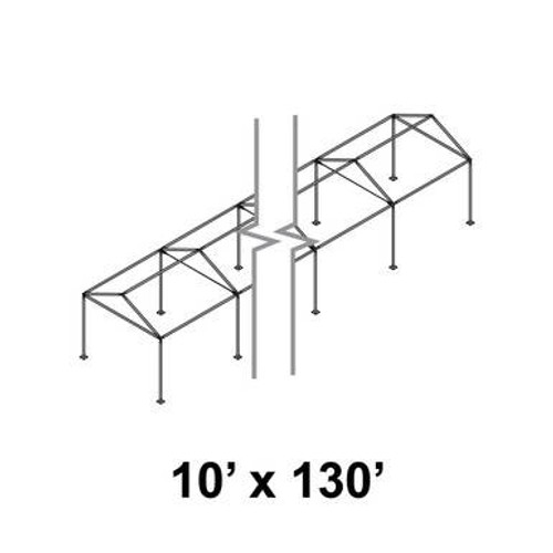 10' x 130' Gable Series Frame 10' x 130' Gable Series Frame