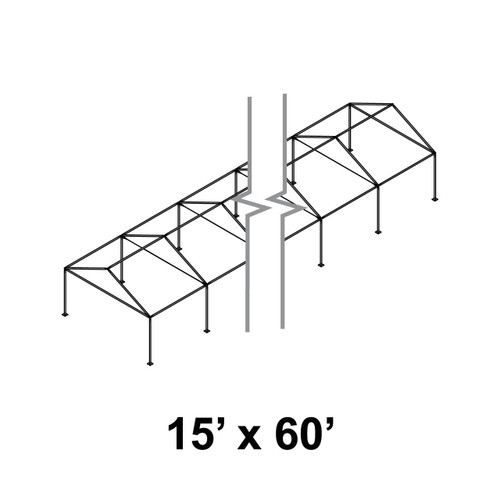 15' x 60' Gable Series Frame