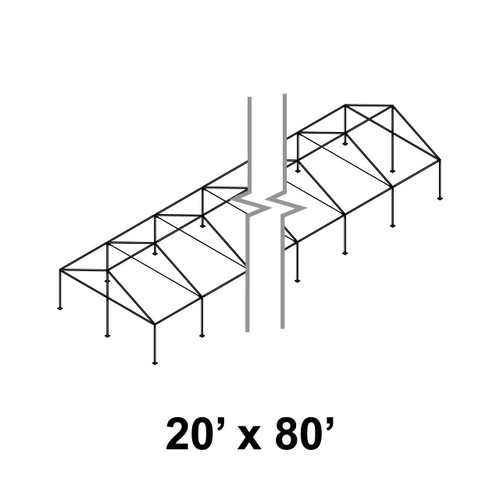 20' x 80' Gable Series Frame