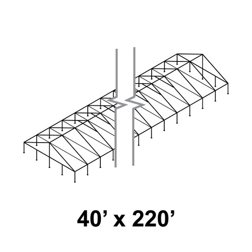 40' x 220' Gable Series Frame