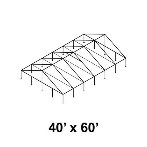 40' x 60' Gable Series Frame