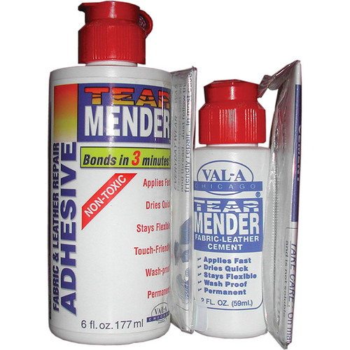 Val A Tear Mender 6 Oz. Leather & Fabric Cement