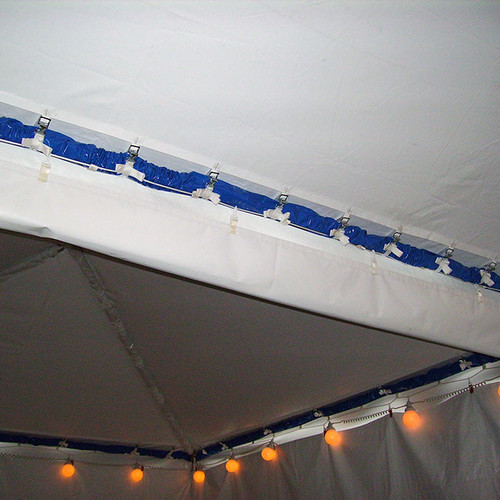 15' - White Vinyl Water Gutter