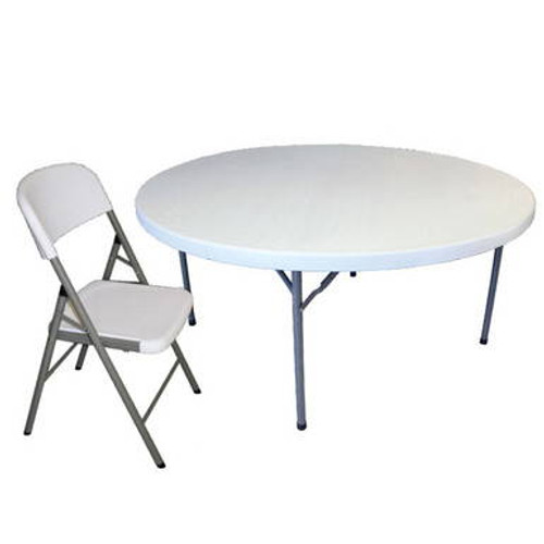 Mayfield Chair and Round Resin Table Set Mayfield Chair and Round Resin Table Set