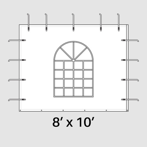 8' x 10' Window Pinnacle Wall