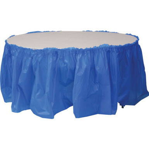 14' Plastic Skirt - Navy Blue 14' Plastic Skirt - Navy Blue