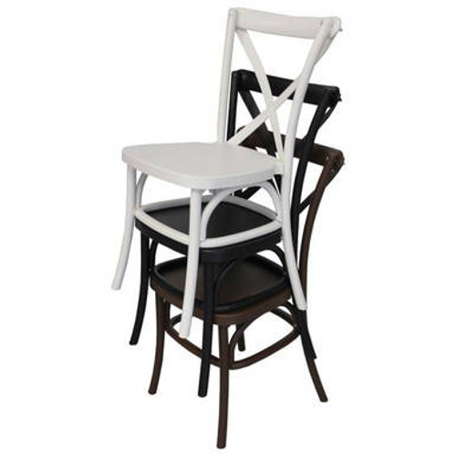 Chocolate Dover Cross Back Chair Chocolate Dover Cross Back Chair