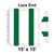 15' x 15' Gable Frame Tent Lace End, 16 oz. Ratchet Top, White and Forest Green 15' x 15' Gable Frame Tent Lace End, 16 oz. Ratchet Top, White and Forest Green