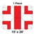15' x 20' Classic Pole Tent, 1 Piece, 16 oz. Ratchet Top, White and Red 15' x 20' Classic Pole Tent, 1 Piece, 16 oz. Ratchet Top, White and Red