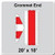 20' x 10' Gable Tent Grommet End, 16 oz. Ratchet Top, White and Red, featuring grommet end and ratchet top design for durable outdoor event shelter
