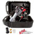 Titan PGD3200X 4-Stroke Contractor Series Gas Post Driver, image showing the portable post driver tool set in a black carrying case with additional accessories including a rubber mallet and chisel bits.