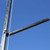 12' Frame Tent Jack, metal support beam for securing a tent frame against wind and weather.