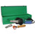 Hand Held Heat Sealer Kit, portable electric heat sealing tool with attachments and a green storage case.