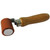 Hand Held Heat Sealer Kit, compact plastic and metal heat sealer with wooden handle for resealing plastic bags.