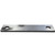14'' Stake Plate, rectangular metal stake plate with two circular holes on each end for installation.