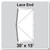 30' x 15' Master Series Frame Tent Lace End, 16 oz. Ratchet Top, Solid White, showing the lace end design and frame structure for outdoor event protection.