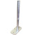 JackJaw Adjustable Base, metal adjustable bed base support with a vertical pole and rectangular mounting plate.