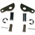 JackJaw Replacement Jaw Kit, image showing multiple replacement jaw components including two black curved jaw parts, cylindrical pins, small retaining rings, and pins with a loop for attachment.